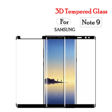 3D изогнутое закаленное стекло для Samsung Galaxy Note 9 полное покрытие 9H защитная пленка Взрывозащищенная Защита экрана для SM-N9600 2024 - купить недорого