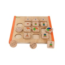 1 Juego de juguetes educativos de madera rompecabezas para niños cubo mágico 3D juguetes educativos para niños gran oferta 2024 - compra barato