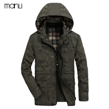 MANLI Winter Jacket Men Army Clothes Hiking Tactical Windbreaker Men Brand Clothing Cotton Coat Hoodie Military Field Jacket 2024 - buy cheap