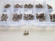 Parafusos de metal escareado, parafusos de escareado phillips m2.3 m2.6 com 250 peças 2024 - compre barato