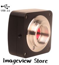 USB2.0 1,2 M до 8,3 M Mircoscope C-mount eyepiece цветная камера ECMOS с sony CMOS Imageview поддержка winXP, 7,8, 10, MAC, Linux 2024 - купить недорого