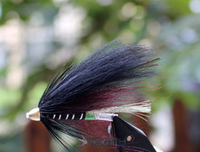 Tigofly 24 pcs/lot Black Feather Cone Head Tube Fly Streamer Fly Salmon Trout Steelhead Fly Fishing Flies Lures 2024 - buy cheap