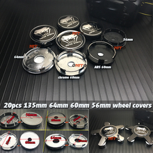 20X OEM DATA CHAMPS MOTOR SPORTS Car Wheel Center Hub Cap Cover Set Vehicle Rims Emblem 56MM Sticker 56MM 60MM 135MM 64MM COVERS 2024 - buy cheap