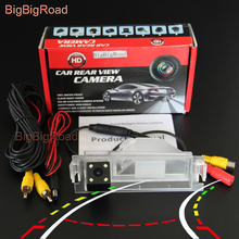 BigBigRoad Faixa Dinâmica Inteligente Câmera de Visão Traseira Do Carro de Backup Câmara de marcha Para KIA Spectra K3 Coupe Cerato forte Shuma 2024 - compre barato