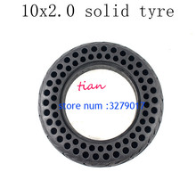 Free Shipping Good Quality 10 Inch Electric Skateboard BicycleE-Bike Tire 10x2.0 Honeycomb Shock Absorber Solid Tire Proof Tyre 2024 - buy cheap