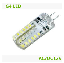 New Arrival G4 2.5W 48 SMD 3014 Led Bulbs Chandelier Crystallights AC/ DC 12V Non-polar Warm/Cool White Free Shipping 100pcs/lot
