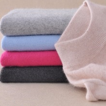 High Quality Soft Cashmere Sweater Female New Design Thickening Turtleneck Slim Basic Women Pullover 15 Solid Color Plus Size 2024 - buy cheap