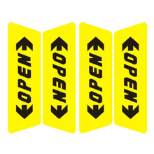 4pcs/set Car styling Door Open Warning Stickers For Peugeot 206 207 208 301 307 308 407 408 508 607 2008 3008 4008 5008 RCZ 2024 - buy cheap