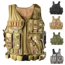 Colete tático militar molle equipamento de combate assento placa porta roupas de paintball assento tiro ao ar livre caça 2024 - compre barato