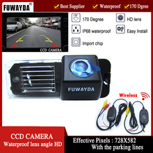 FUWAYDA Wrieless car accessories RearView camera LED Night Vision CCD Reverse for VW Volkswagen Polo V (6R)/ Golf 6 VI/Passat CC 2024 - buy cheap