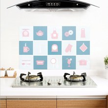 Oil Proof Sticker Aluminized Self-adhesive Kitchen Wall Paper Sticker High Temperature Resistance Kitchen Decoration 2024 - buy cheap