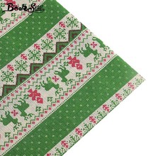 Booksew Canvas Fabric Christmas Cotton Linen Fabric Sewing Tissu DIY ForTablecloth Pillow Bag Curtain Cushion Cabas Zakka Home 2024 - buy cheap