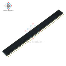 5PCS 40 Pin Single Row 2.54mm Straight Female Socket Pin Header PCB Connector Strip 2024 - buy cheap