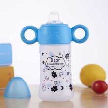 Pañal duradero actualizado para bebé, botella de alimentación de pico de pato para niños, tazas para dormir con asas, bonito diseño, plástico PP SGS 2024 - compra barato