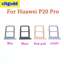 Cltgxdd 1 шт. для Huawei P20 Pro SIM-карты лоток держатель Слот адаптер гнездо две SIM-карты Кронштейн запасные части 2024 - купить недорого