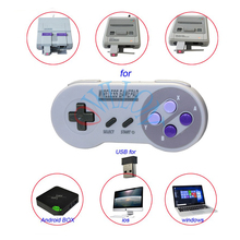 Mando inalámbrico para SNES, Mando de 2,4 GHZ para consola SNES Classic Mini, windows, IOS, Android, raspberry pi 2024 - compra barato