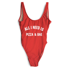 Женский купальный костюм, комбинезоны, цельные костюмы, пляжная одежда, летние купальники, комбинезоны, комбинезоны, все, что мне нужно, это боди с пиццей и бай 2024 - купить недорого