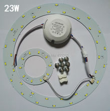 23 ваттов светодиодный AC85v-265V круг панель светильник SMD 5730 светодиодный круглая потолочная панель округлая панель с лампочками из фибролитов средей плотности лампа 2024 - купить недорого