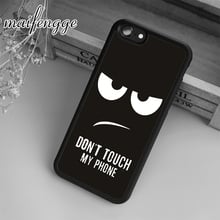 maifengge dark dont touch my phone Case For iPhone 5 6 6s 7 8 plus X XR XS max 11 12 13 Pro Samsung Galaxy S7edge S8 S9 S10 2024 - buy cheap