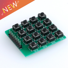 Микропереключатель 8pin 4x4, матрица, 16 кнопок, клавиатура, клавиатура, макетная плата, модуль микроконтроллер для arduino, Набор для творчества 2024 - купить недорого