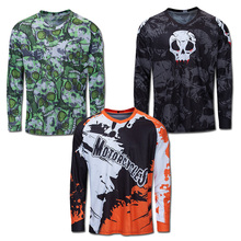 Camisa masculina de manga longa, roupa de ciclismo de motocross off road roupa de bicicleta dh, roupa de bicicleta, camisa engraçada mtb 2024 - compre barato