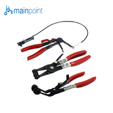Mainpoint 3Pcs Auto/Car Repairs Hand Tools Flexible Wire Long Reach Hose Clip Pliers Bent Nose Hose Clamp Pliers Cable Type 2024 - buy cheap
