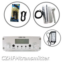 CZH-15A 15 Вт CZE-15A FM стерео PLL передатчик вещания + комплект антенны GP Бесплатная доставка 2024 - купить недорого