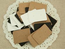 Joias estilosas para tosa de papel kraft, etiquetas de papel marrom coloridas com 100 espaço para roupas 2024 - compre barato
