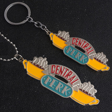 SG 2018 TV Show Friends Central Perk Keychains Pendants Enamel Coffee Time Logo Car Keyring Choker Best Friend Xmas Jewelry Gift 2024 - buy cheap