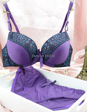 Set Lingerie Cropped Intimates Women Bra Set Sexy Push Up Bra and Panties Women Brassiere Underwear Sets 2024 - buy cheap