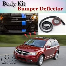 Bumper Lip Deflector Lips For Dodge Journey / JC / JCUV Front Spoiler Skirt For TopGear Fans Car View Tuning / Body Kit / Strip 2024 - buy cheap