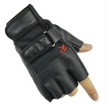 Мужские спортивные перчатки из искусственной кожи, износостойкие противоскользящие Перчатки для фитнеса, верховой езды 2024 - купить недорого