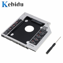 Kebidu 9.5mm 12.7mm Aluminum 2nd Second hdd Caddy 9.5mm SATA 3.0 Optibay 2.5'' SSD DVD CD-ROM Enclosure Adapter Hard Disk Drive 2024 - buy cheap