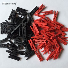 x50 Pirate Themed Party Mini Wooden Clothespins Red or Black Craft Pegs Pirate Party Decor Wedding Birthday Photo Banner Clips 2024 - buy cheap