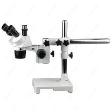 -- AmScope Suprimentos 10X & 30X Trinocular Microscópio Estéreo Trinocular Microscópio Estéreo com Single-Braço Boom Stand SW-3T13 2024 - compre barato