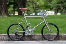 Titanium minivelo quadro da bicicleta com 451 roda de titânio velo quadro da bicicleta 20er 2024 - compre barato