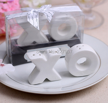Керамические XO обнимает и целует соль и перец шейкеры свадебные сувениры свадебный душ Подарки 2024 - купить недорого