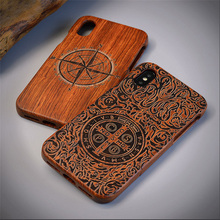 Boogic Original For iPhone XS Case Pure Rosewood Wood For iPhone X  XR XS Max 360 Full Protective Case Cover 2024 - buy cheap