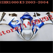 Injection HW- Fairing for SUZUKI GSXR1000 03 04 K3 K4 GSXR 1000 2003 2004 fairings kit blue white black GSX R1000 03 04 Ning 2024 - buy cheap