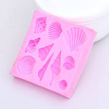 Lovely Shell Silicone Mold Fondant Cake Decorating Tools Silicone Soap Mold Silicone Cake Mold Hot Sale 2024 - buy cheap