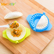 MMBABY 2019 Baby Food Model Plastic Hand Dough Press Dumpling Pie Ravioli Mould Dumpling Making Clip Kitchen Pastry Tools 2024 - buy cheap