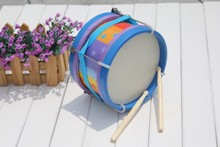 Baby brand Marching drum wooden music instrumental toys, big sze  Kids Child  early learning educational toys, free shipping 2024 - buy cheap