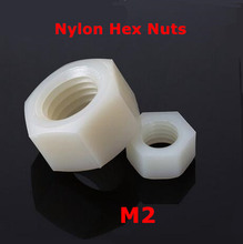 Fixador de porcas hexagonal de nylon, rosca métrica com 1000 peças, isolamento para porcas sextavadas 2024 - compre barato