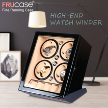 FRUCASE Black high finished Automatic Watch Winder watch jewelery cabinet display box collector storage Silence in bed room 2024 - buy cheap