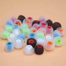 10pcs/5pairs 3.8mm soft Silicone In-Ear Earphone covers Earbud Tips Ear buds eartips Dual color Ear pads cushion for headphone 2024 - buy cheap