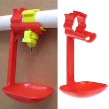 Poultry Chicken Duck Birds Hanging Drinking Nipple Water Drinker Feeder With Cup 2024 - buy cheap