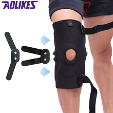 AOLIKES 1 Pcs Professional Mountaineering Training Cycling kneepad Knee Injury Recovery Fixed Supporting With 2 Folding Plates 2024 - buy cheap