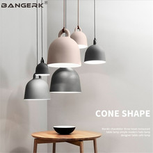 BANGERK Nordic Design Modern LED Pendant Light Fixtures Loft Lamp Resin Hanging Lamps Home Decor Indoor Lighting Droplight 2024 - buy cheap