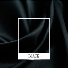Tela de satén africano de 150x100cm, tejido de fieltro jacquard suave de Damasco negro para patchwork, vestido de boda, tapicería, tejido de costura 2024 - compra barato