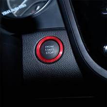 Lapetus-botón de arranque y parada del motor, accesorio de Metal para Toyota Avalon 2019-2021, rojo y azul, 1 pieza 2024 - compra barato